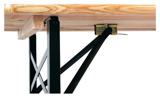 Immagine di 6 SET BIRRERIA TAVOLO CM.220X80 + PANCHE A 3 GAMBE 