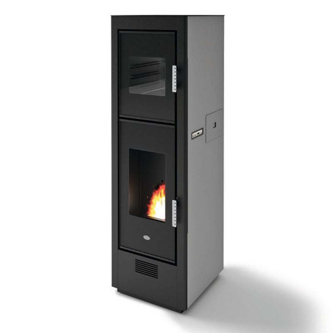 Immagine di Stufa Pellet VENTILATO  Canalizzabile Con Forno 8,5 Kw Eva Calor Biscotto CON AMMACCATURA PER TRASPORTO