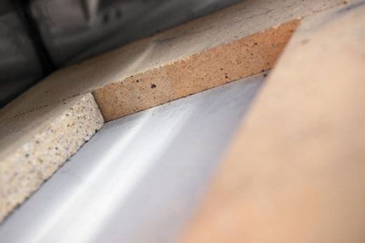 Immagine di FORNO A LEGNA CLEMENTI PULCINELLA 80X60 4 PIZZE RAMATO + SPORTELLO IN VETRO CERAMICO