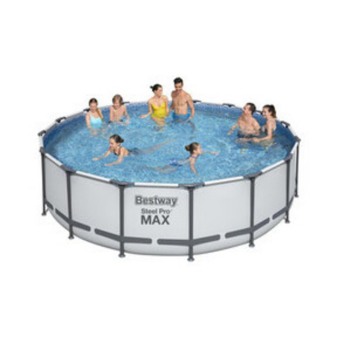 Immagine di Piscina Fuori Terra Tonda Bestway Steel Pro Max 5612Z con Telaio in Acciaio